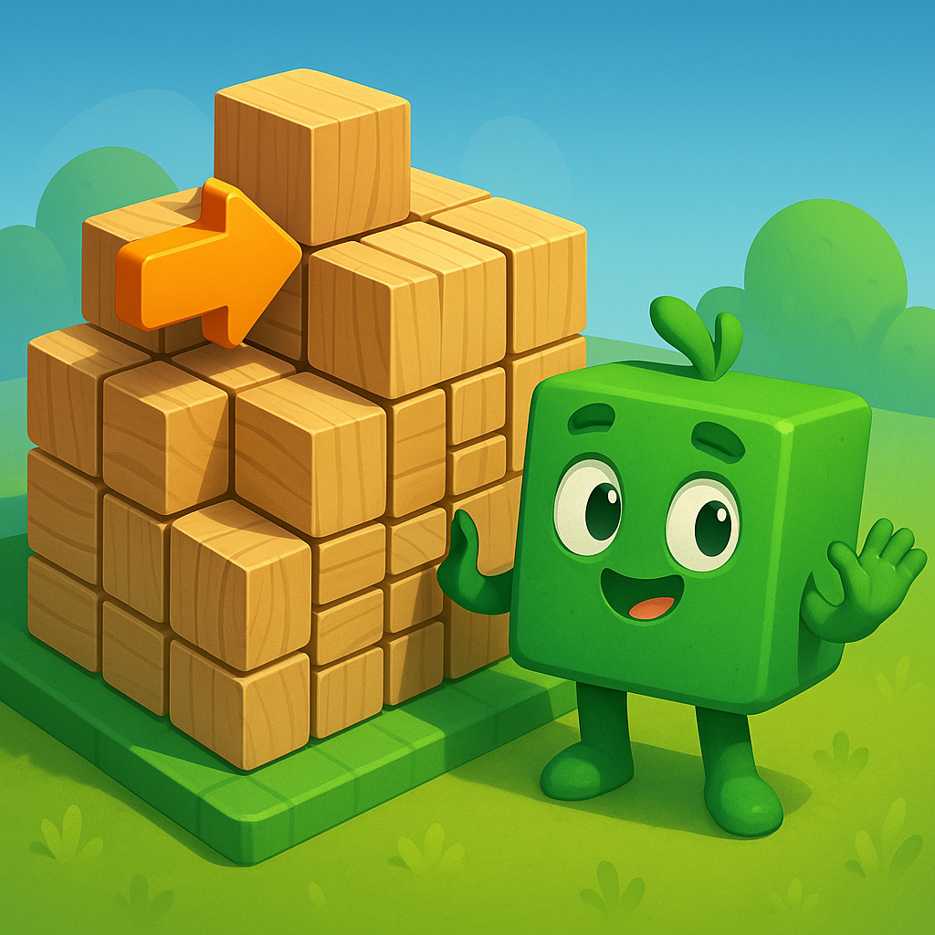 Wood Block Tap Away Treasure